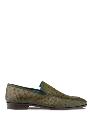 Mezlan 50120-S Menor Exotic Ostrich Slip-On Loafer (MZ3895)-AmbrogioShoes