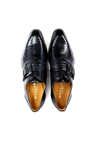 Mezlan 50173-L Exotic Lizard Skin Oxford (MZ3923)-AmbrogioShoes