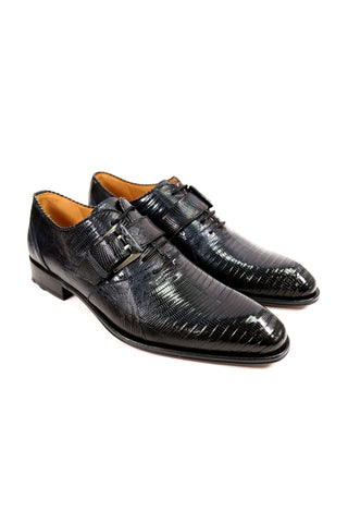 Mezlan 50173-L Exotic Lizard Skin Oxford (MZ3923)-AmbrogioShoes