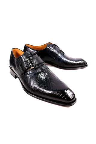 Mezlan 50173-L Exotic Lizard Skin Oxford (MZ3923)-AmbrogioShoes