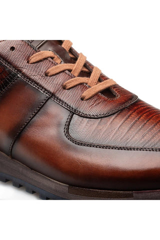 Mezlan 50188-L Greenwich Lizard & Leather Sneaker-AmbrogioShoes
