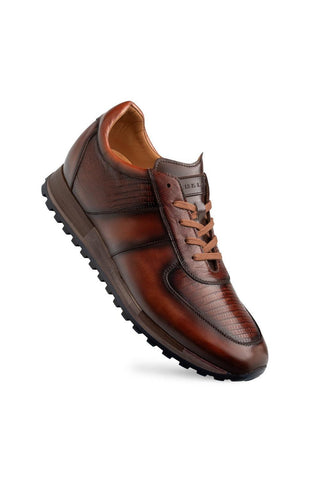 Mezlan 50188-L Greenwich Lizard & Leather Sneaker-AmbrogioShoes