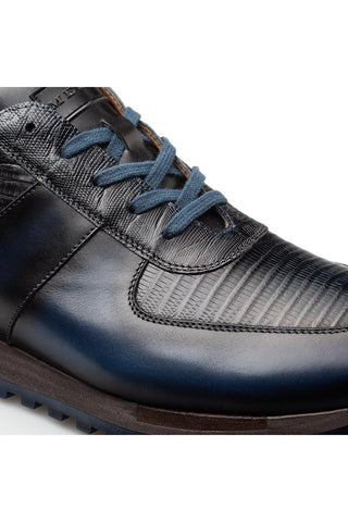 Mezlan 50188-L Greenwich Exotic Lizard Skin & Calf-Skin Leather Sneaker (MZ3929)-AmbrogioShoes