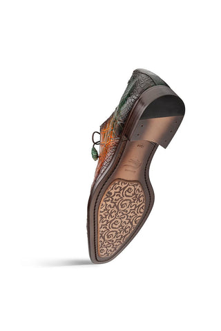 Mezlan 50194-J Marble Exotic Alligator Skin Oxford (MZ3921)-AmbrogioShoes