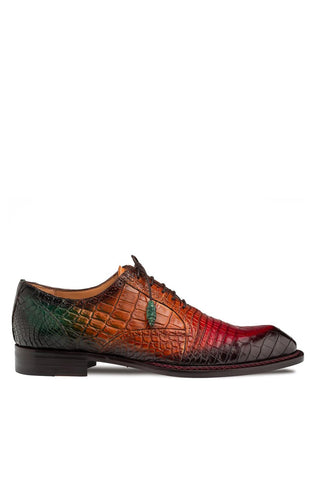 Mezlan 50194-J Marble Exotic Alligator Skin Oxford (MZ3921)-AmbrogioShoes