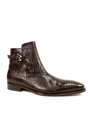 Mezlan 50228-L Exotic Lizard Skin Buckle Boot (MZ3925)-AmbrogioShoes