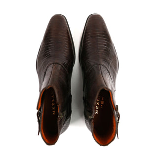 Mezlan 50228-L Men's Shoes Exotic Lizard Skin Buckle Boot (MZ3925)-AmbrogioShoes