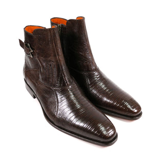 Mezlan 50228-L Men's Shoes Exotic Lizard Skin Buckle Boot (MZ3925)-AmbrogioShoes