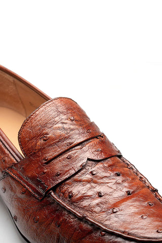 Mezlan 50281-S Ostrich Penny Loafer
