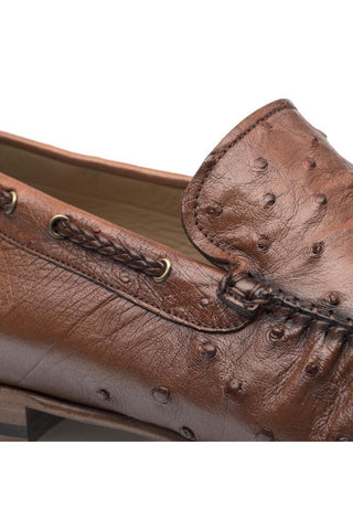 Mezlan 7318-S-RX612 Ostrich Moccasin Loafer-AmbrogioShoes