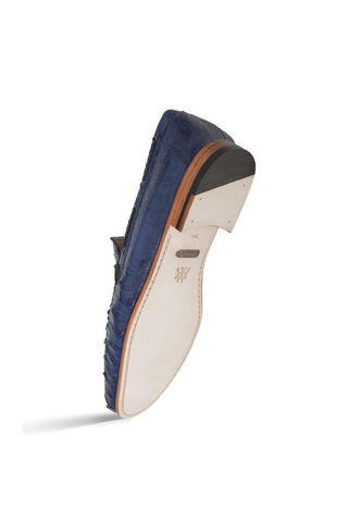 Mezlan 7318-S-RX612 Ostrich Moccasin Loafer-AmbrogioShoes