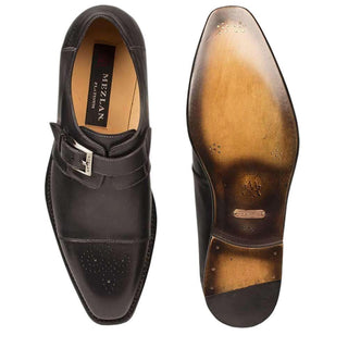 Mezlan 8047 Calf-Skin Leather Single Monk-Strap (MZ2144)-AmbrogioShoes