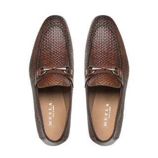 Mezlan 9897 R606 Woven Leather Horsebit Loafers (MZ3359)