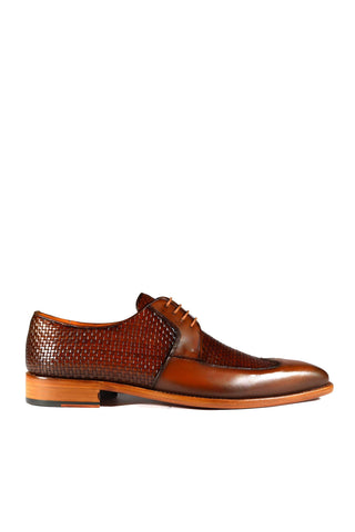 Mezlan 9916 Woven / Calf-Skin Leather Opanka Derby (MZ3473)-AmbrogioShoes