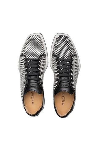 Mezlan A20301 Woven / Leather Casual Derby Sneakers (MZ3523)-AmbrogioShoes