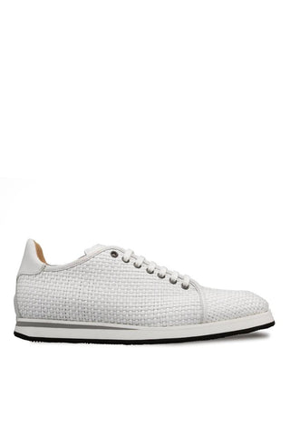 Mezlan A20301 Woven / Calf-Skin Leather Casual Derby Sneakers (MZ3523)-AmbrogioShoes