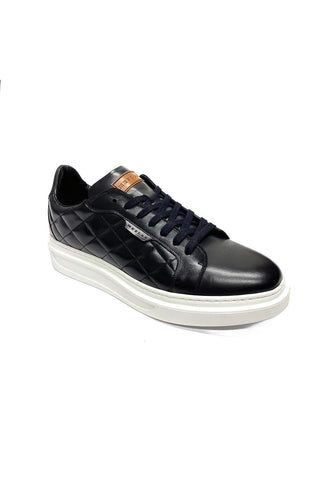 A20456 Quilted Leather Casual Sneakers (MZ3545)-Dellamoda