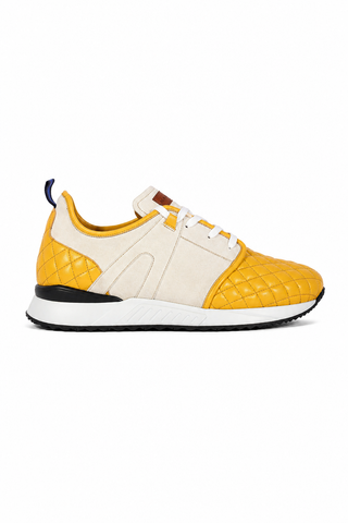 Mezlan A20742 Suede / Quilted Leather Casual Sneakers (MZ3639)-AmbrogioShoes