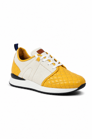 Mezlan A20742 Suede / Quilted Leather Casual Sneakers (MZ3639)-AmbrogioShoes