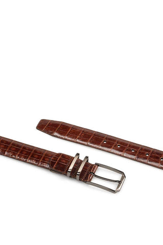 Mezlan AO11115 Men's Crocodile Belt (MZB1153)