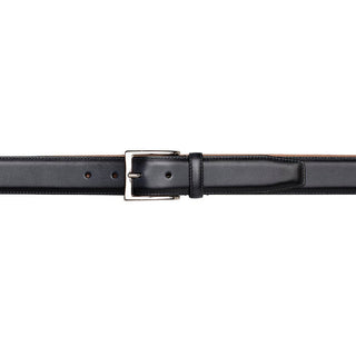 Mezlan AO11522 Classic Patina Calf-Skin Leather Men's Belt (MZB1235)-AmbrogioShoes
