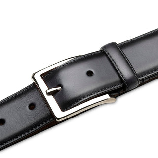 Mezlan AO11522 Classic Patina Calf-Skin Leather Men's Belt (MZB1235)-AmbrogioShoes