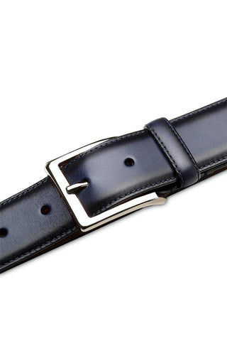 Mezlan AO11522 Classic Patina Leather Men's Belt (MZB1235)-AmbrogioShoes