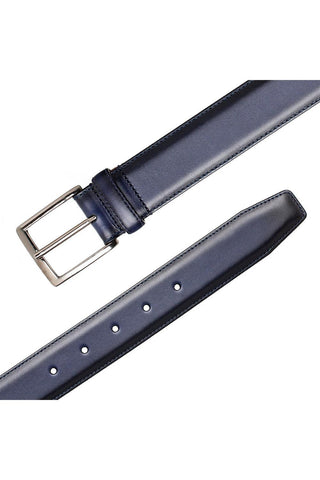 Mezlan AO11522 Classic Patina Leather Men's Belt (MZB1235)-AmbrogioShoes