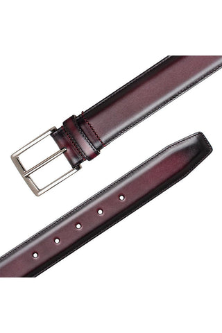 Mezlan AO11522 Classic Patina Leather Men's Belt (MZB1235)-AmbrogioShoes