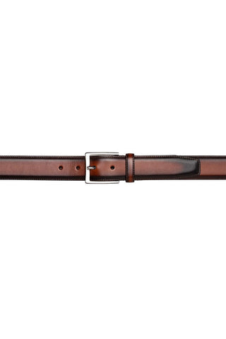 Mezlan AO11522 Classic Patina Calf-Skin Leather Men's Belt (MZB1235)-AmbrogioShoes