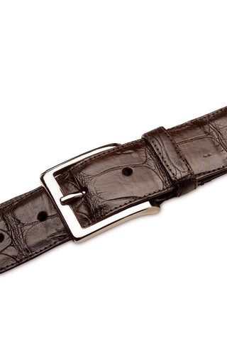 Mezlan AO11523 Men's Crocodile Belt (MZB1240)-AmbrogioShoes