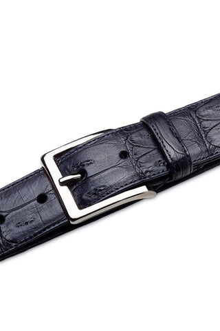 Mezlan AO11523 Men's Crocodile Belt (MZB1240)-AmbrogioShoes