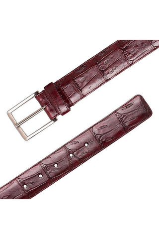 Mezlan AO11523 Men's Crocodile Belt (MZB1240)-AmbrogioShoes