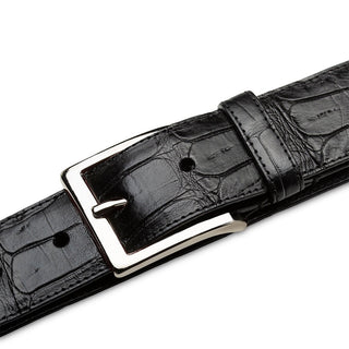 Mezlan AO11523 Men's Exotic Crocodile Skin Belt (MZB1240)-AmbrogioShoes