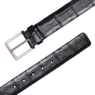 Mezlan AO11523 Men's Exotic Crocodile Skin Belt (MZB1240)-AmbrogioShoes