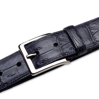 Mezlan AO11523 Men's Exotic Crocodile Skin Belt (MZB1240)-AmbrogioShoes
