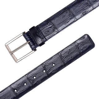 Mezlan AO11523 Men's Exotic Crocodile Skin Belt (MZB1240)-AmbrogioShoes