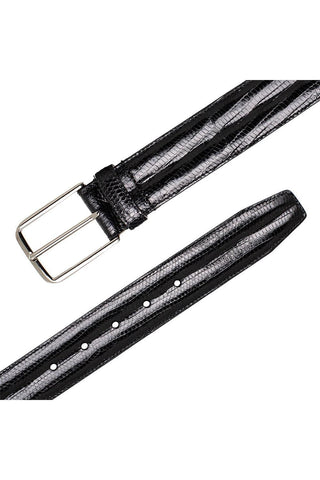 Mezlan AO11530 Men's Lizard Belt (MZB1243)-AmbrogioShoes