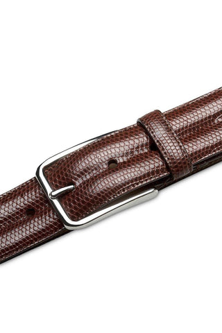 Mezlan AO11530 Men's Lizard Belt (MZB1243)-AmbrogioShoes