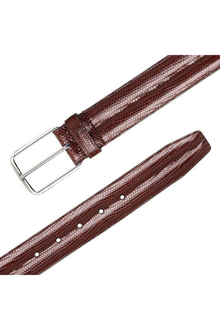 Mezlan AO11530 Men's Lizard Belt (MZB1243)-AmbrogioShoes