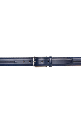 Mezlan AO11532 Men's Center Piped Leather Belts (MZB1249)-AmbrogioShoes