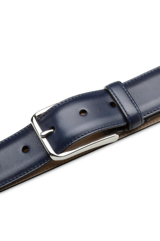 Mezlan AO11532 Men's Center Piped Leather Belts (MZB1249)-AmbrogioShoes