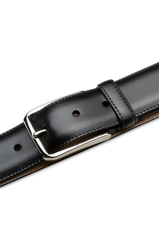 Mezlan AO11532 Men's Center Piped Leather Belts (MZB1249)-AmbrogioShoes