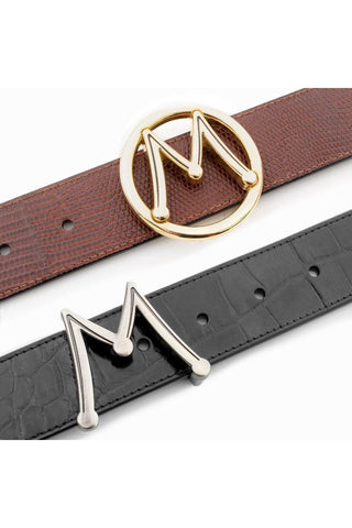 AO11533 Reversible Crocodile & Lizard Belts-Dellamoda