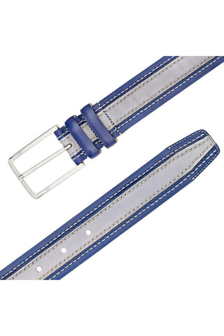 Mezlan AO11670 Men's Two Tone Leather Belts (MZB1245)-AmbrogioShoes