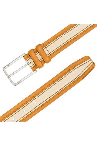 Mezlan AO11670 Men's Two Tone Leather Belts (MZB1245)-AmbrogioShoes