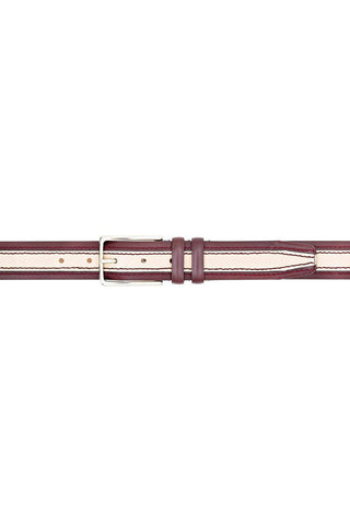 AO11670 Men's Two Tone Leather Belts (MZB1245)-Dellamoda