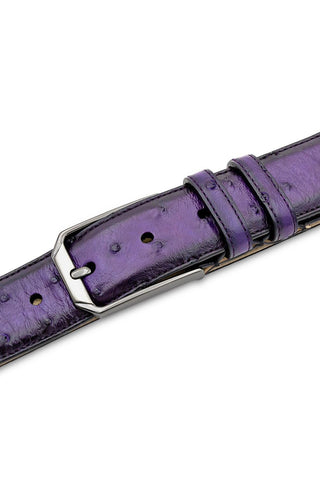 Mezlan AO11678 Men's Ostrich Belts (MZB1246)-AmbrogioShoes