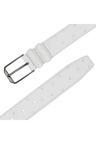Mezlan AO11678 Men's Ostrich Belts (MZB1246)-AmbrogioShoes