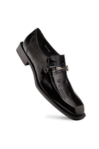Accola Patent Horse-Bit Loafers-Dellamoda
